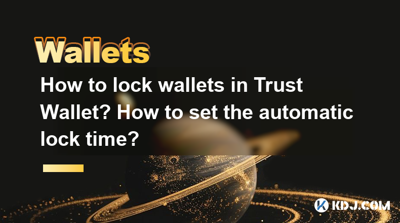 How to lock wallets in Trust Wallet? How to set the automatic lock time? How to lock wallets in Trust Wallet? How to set the automatic lock time?