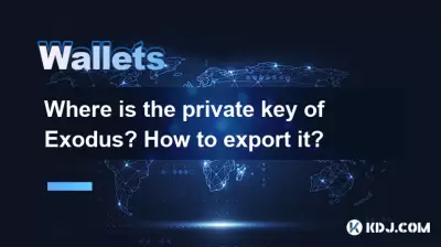 Wo ist der private Schlüssel von Exodus? Wie exportieren Sie es?
