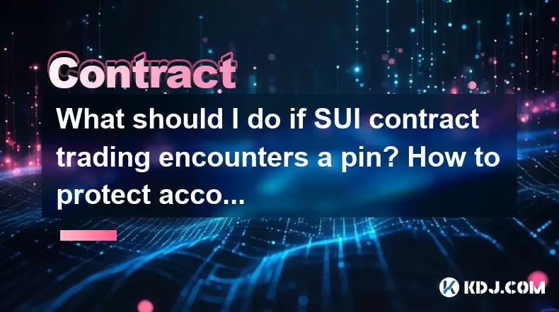 如果SUI合同交易遇到PIN,該怎麼辦?如何保護帳戶安全? 如果SUI合同交易遇到PIN,該怎麼辦?如何保護帳戶安全?