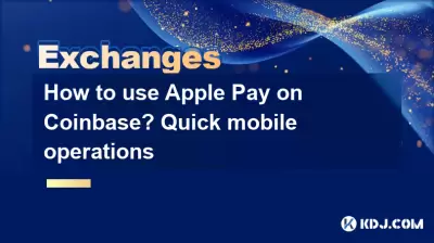 How to use Apple Pay on Coinbase? Quick mobile operations