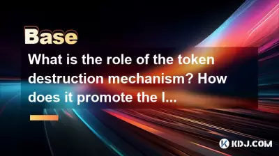 What is the role of the token destruction mechanism? How does it promote the long-term development of the project?