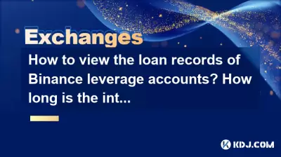 How to view the loan records of Binance leverage accounts? How long is the interest settlement cycle?