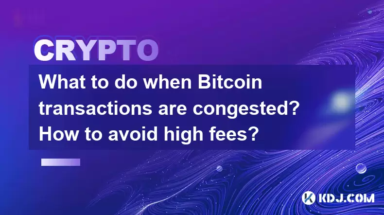 当Bitcoin交易充血时该怎么办?如何避免高费? 当Bitcoin交易充血时该怎么办?如何避免高费?