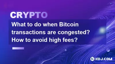 Was tun, wenn Bitcoin -Transaktionen überlastet sind? Wie vermeiden Sie hohe Gebühren?