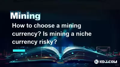 광업 통화를 선택하는 방법? 채굴이 틈새 통화가 위험합니까? 광업 통화를 선택하는 방법? 채굴이 틈새 통화가 위험합니까?