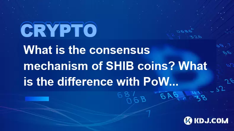 What is the consensus mechanism of SHIB coins? What is the difference with PoW/PoS? What is the consensus mechanism of SHIB coins? What is the difference with PoW/PoS?