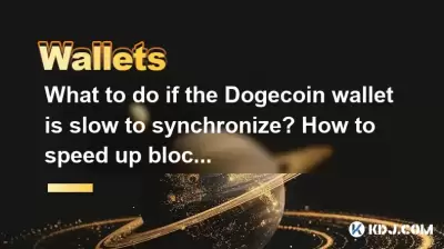 What to do if the Dogecoin wallet is slow to synchronize? How to speed up block downloads?