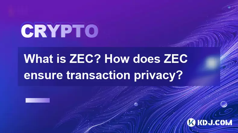 What is ZEC? How does ZEC ensure transaction privacy? What is ZEC? How does ZEC ensure transaction privacy?