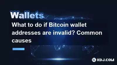 如果Bitcoin錢包地址無效,該怎麼辦?常見原因 如果Bitcoin錢包地址無效,該怎麼辦?常見原因