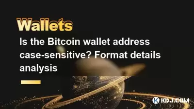 Is the Bitcoin wallet address case-sensitive? Format details analysis