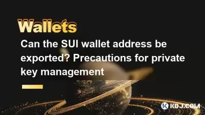 Can the SUI wallet address be exported? Precautions for private key management