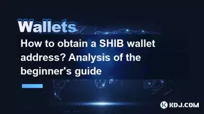 Shib 지갑 주소를 얻는 방법? 초보자 안내서 분석