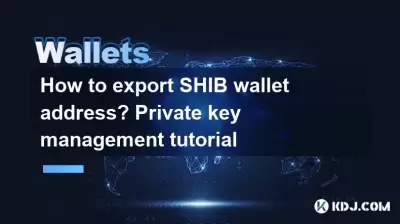 How to export SHIB wallet address? Private key management tutorial