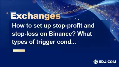 How to set up stop-profit and stop-loss on Binance? What types of trigger conditions are there?