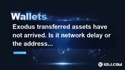 Exodus transferred assets have not arrived. Is it network delay or the address is filled in incorrectly?
