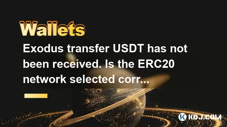 Exodus Transfer usdt wurde nicht empfangen. Ist das ERC20 -Netzwerk korrekt ausgewählt? Exodus Transfer usdt wurde nicht empfangen. Ist das ERC20 -Netzwerk korrekt ausgewählt?
