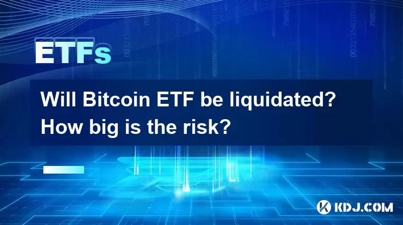 Bitcoin ETF가 청산됩니까? 위험은 얼마나 큰가요? Bitcoin ETF가 청산됩니까? 위험은 얼마나 큰가요?