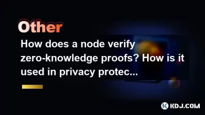 How does a node verify zero-knowledge proofs? How is it used in privacy protection?