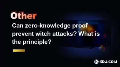 Can zero-knowledge proof prevent witch attacks? What is the principle?
