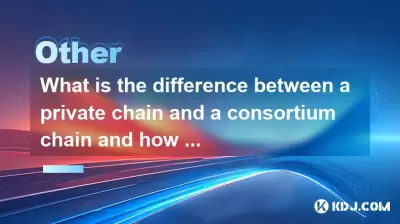 What is the difference between a private chain and a consortium chain and how do you choose one? What is the difference between a private chain and a consortium chain and how do you choose one?