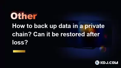 개인 체인에서 데이터를 백업하는 방법은 무엇입니까? 손실 후 복원 할 수 있습니까? 개인 체인에서 데이터를 백업하는 방법은 무엇입니까? 손실 후 복원 할 수 있습니까?