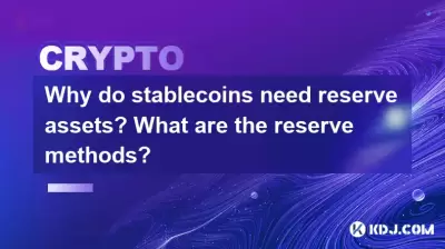 Why do stablecoins need reserve assets? What are the reserve methods?