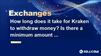 Wie lange dauert es, bis Kraken Geld abhebt? Gibt es eine Mindestbetragsgrenze?