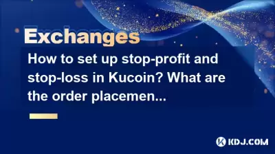 How to set up stop-profit and stop-loss in Kucoin? What are the order placement techniques?