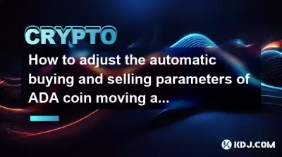 How to adjust the automatic buying and selling parameters of ADA coin moving average crossover?