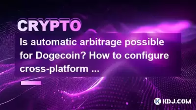 Is automatic arbitrage possible for Dogecoin? How to configure cross-platform spread trading?