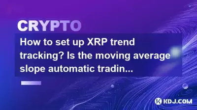 How to set up XRP trend tracking? Is the moving average slope automatic trading effective?
