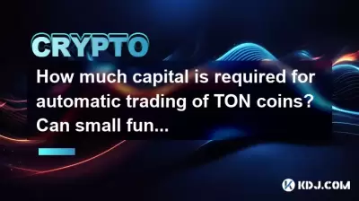 How much capital is required for automatic trading of TON coins? Can small funds be used for quantitative trading?