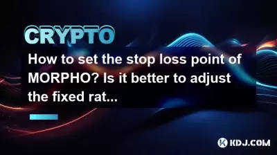 How to set the stop loss point of MORPHO? Is it better to adjust the fixed ratio or dynamically?