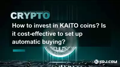 How to invest in KAITO coins? Is it cost-effective to set up automatic buying?
