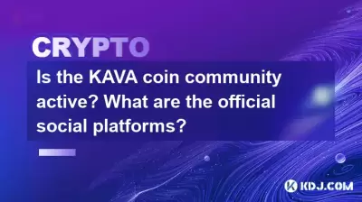 Is the KAVA coin community active? What are the official social platforms?