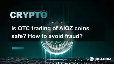 Is OTC trading of AIOZ coins safe? How to avoid fraud?