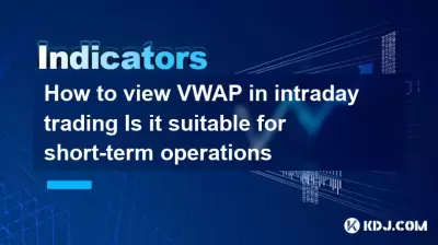 日中の取引でVWAPを表示する方法短期運用に適しています 日中の取引でVWAPを表示する方法短期運用に適しています