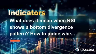 當RSI顯示底部差異模式時，這是什麼意思？如何判斷它是否會反彈？
