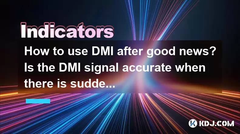 好消息后如何使用DMI?突然有个好消息时,DMI信号是否准确? 好消息后如何使用DMI?突然有个好消息时,DMI信号是否准确?