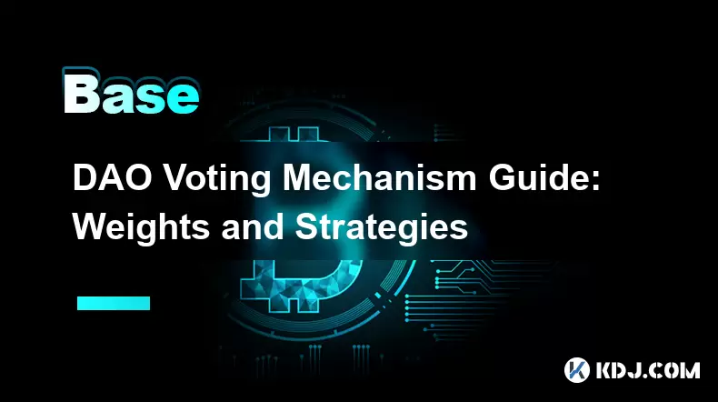 DAO Voting Mechanism Guide: Weights and Strategies DAO Voting Mechanism Guide: Weights and Strategies