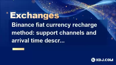 Binance Fiat Currency Lade -Methode: Supportkanäle und Ankunftszeit Beschreibung