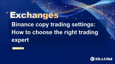 Paramètres de trading de copie de binance: comment choisir le bon expert de trading