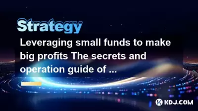 利用小型資金賺大利潤為財富的加密貨幣圈的秘密和運營指南