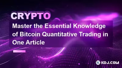 Beherrschen Sie das wesentliche Wissen des quantitativen Handels in einem Artikel Bitcoin