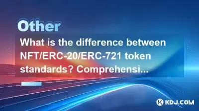 NFT/ERC-20/ERC-721令牌標準有什麼區別？全面的解釋