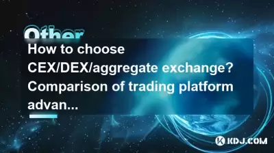 CEX/DEX/Aggregate Exchangeを選択する方法は？取引プラットフォームの利点と短所の比較