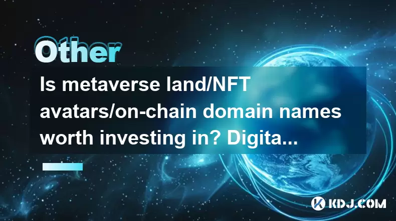 Is metaverse land/NFT avatars/on-chain domain names worth investing in? Digital asset value analysis Is metaverse land/NFT avatars/on-chain domain names worth investing in? Digital asset value analysis