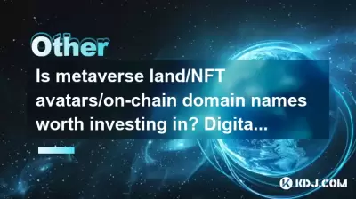 メタバースランド/NFTアバター/オンチェーンドメイン名は投資する価値がありますか？デジタル資産価値分析