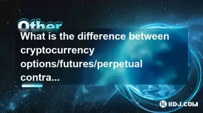 暗号通貨オプション/先物/永久契約の違いは何ですか？デリバティブ取引の紹介