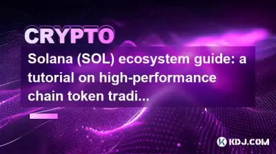 Solana (SOL) ecosystem guide: a tutorial on high-performance chain token trading